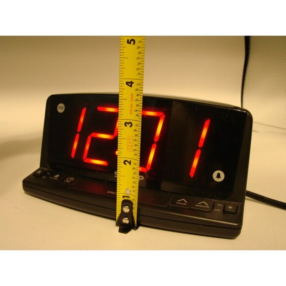 Sharp Alarm Clock Jumbo Display With Night Light Model No. SPC1225 Cord Electric - Picture 11 of 12